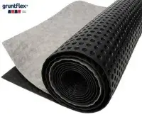 Мембрана проф. Gruntflex Drenaj 680 с геотекстил / 40 м² / Дл. 20 пог. м / Шир. 2000 мм / 680 гр/м²