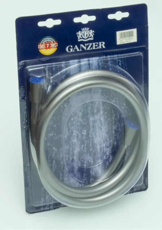 50200 Шланг для душа 200см. GANZER серебристый (50/1шт)