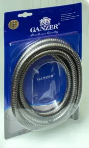 81200-Q Шланг для выд. лейки 200см 3/8 нар. (ГРАФИТ) GANZER (50/1шт)