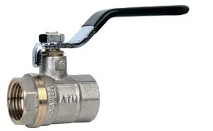 АТМ Шаровый кран 1"1/2 Г.Г (F/F) ручка (24/4шт)