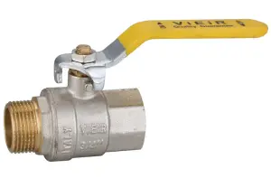Газовый кран 3/4 Г/Ш (ручка) ViEiR (80/6шт)