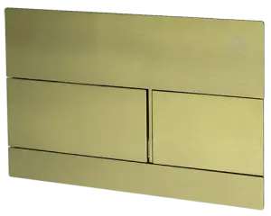 Кнопка НЕРЖ для инсталляции с КВАД клав. (Мат. Золото) GANZER (24/1шт)