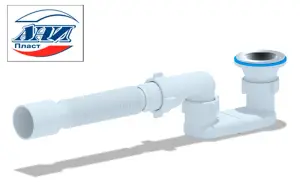 АНИ Е015 Сифон для поддона плоский 1 1/2"*40 (40/1шт)