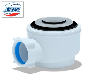 АНИ Е410СLS Сифон для поддона ХРОМ 1 1/2"*50 (12