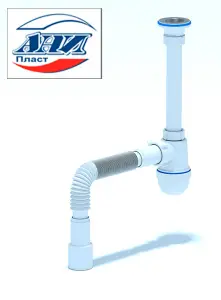 АНИ С1015 Сифон 1 1/4 х 40 с гоф 40х40/50 (30/1шт)