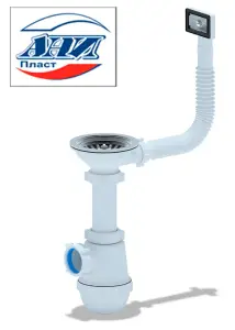 АНИ ГРОТ А0145S Сифон 3 1/2 х 40 с гибким перел квад. (10/1шт)