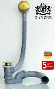 Пластиковая обвязка (автомат) для ванны (МАТ. ЗОЛОТО) GANZER (21/1шт)