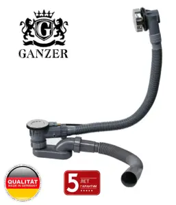 Пластиковая обвязка (полуавтомат) для ванны (ХРОМ) GANZER (21/1шт)