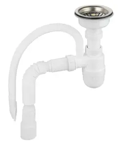 Сифон для мойки с вып. 3"1/2 * 40мм, с КВ. переливом VER-PRO (50/1шт)