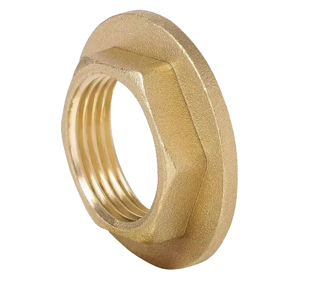 Контргайка с ребордой латун 1"1/4 ViEiR (160/10шт)