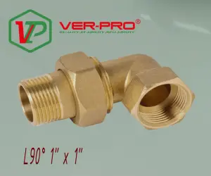 Угловая американка латун 1" г. х 1" ш. ViEiR (32/4шт)