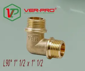 Уголок латун 1"1/2 Ш. х 1"1/2 Ш. ViEiR (26/2шт)