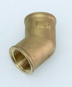 Уголок латун 45° 1/2 Г. х 1/2 Г. ViEiR (160/10шт)