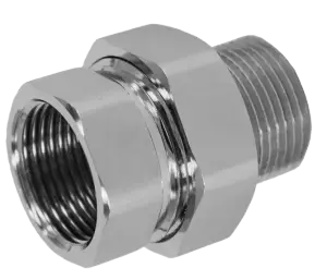 ХРОМ Американка прямая 1"г х 1"ш ViEiR (50/5шт)