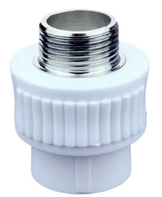(VPR13-407SM) Муфта -ПП КОМБ Ф40 х 1"1/2 Ш. ViEiR (50/5шт)