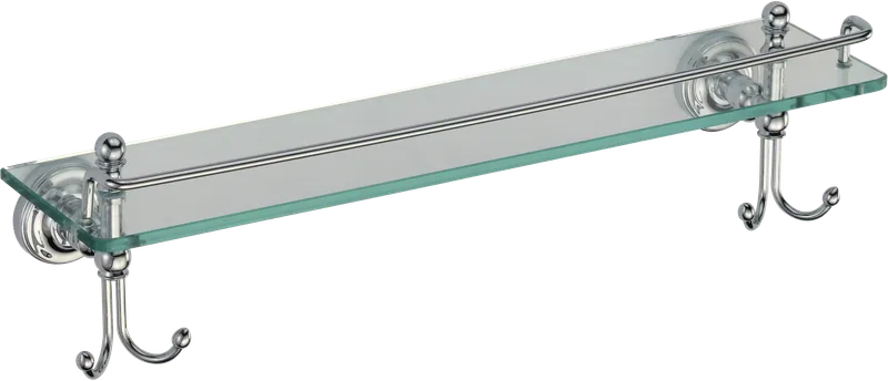 31007 Полка стеклянная GANZER (10/1шт)