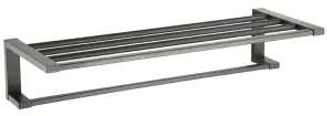 5020-G Полотенцедержатель с полкой (ГРАФИТ) ViEiR (10/1шт)