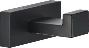 88051-C Крючок одинарный (ЧЕРНЫЙ) GANZER (20/1шт)