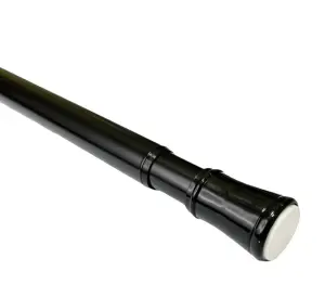 Карниз ЧЕРНЫЙ для штор (106см-183см) САВОЛ (12/1шт)