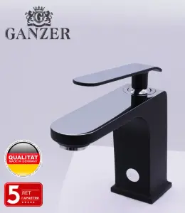 26011-С Смеситель для умыв. (ЧЕНЫЙ) "GANZER" Л/К