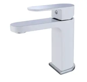 283511-F Смес. од. для раковины (бел/хром) ViEiR (10/1шт)