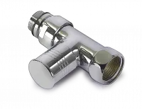Кран прямой для полотецесущителя, круглый, 3/4 американка*1F TIM (20/1)