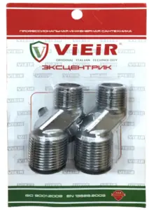 Эксцентрик 1/2ш. х 3/4ш. усил. ДЛИННЫЙ ViEiR (30/1пар)