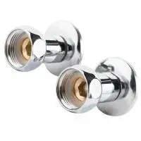 Соединение 3/4" г × 1/2" ш прямое с нак. гайк. хром TIM (40/1)