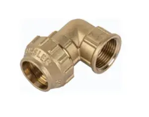 Угольник с внутренней резьбой для труб ПНД L32*1F ZEIS 2/30