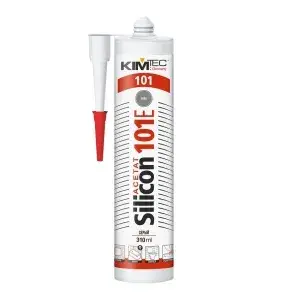Герметик Silicon 101E KIM-TEC 310ml (Универсал.-Прозрачный) 1/20