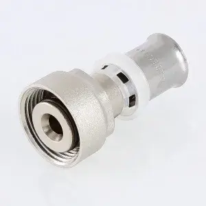 Пресс-фитинг с накидной гайкой под Евроконус 16 (2,0) мм х 3/4 "TIM" 30/240