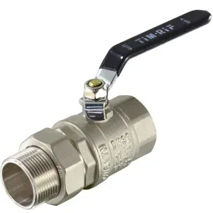 Кран шаровой НИКЕЛ. 2" Г/Ш (P) (TIM) 2/8