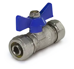Кран 16ц x 16ц "TIM" 25/100