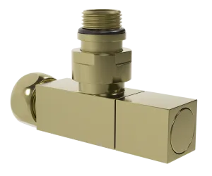 Кран для полотенц. золото 1/2M x 3/4F КВАДРАТ "VIEIR"(1/30)