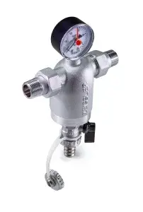 Фильтр с манометром никел 1/2 "ZEISSLER" 1/12