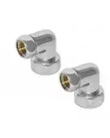 Американка 3/4" × 1/2" г/г для углового соединения хром TIM (20/1)