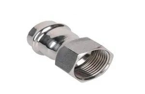 Пресс-муфта из нерж. стали 15mm х 3/4вн "ZEISSLER" 5/100