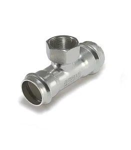 Пресс-тройник из нержавеющей стали 18 х 3/4вр "ZEIS" 5/60