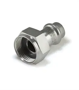 Пресс-муфта из нерж. стали с нак/ гайкой 18 х 1/2 "ZEIS" (5/110)