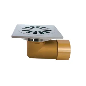 Трап угл. с сух. затвором100*100мм "VIEIR" (40/1шт)