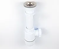 Сифон VIKO VS-100 1-1/2"x Ø40 с решёткой Ø70мм из нерж. стали