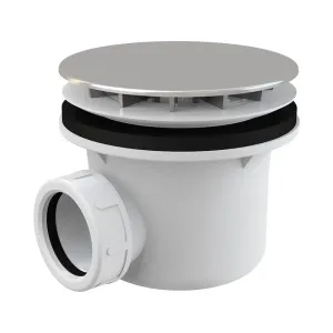 Сифон для душевого поддона хром. AlcaPlast