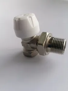 Клапан радиаторный термостатический угловой 1/2 "TIM" 6/60