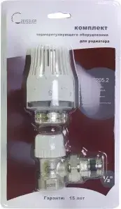 Комплект с термоголовкой угловой 1/2 ZEIS 1/30 (2в1)