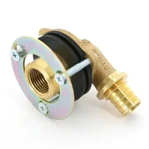 Угольник аксиальный настенный для гипсокартона 16x1/2" TIM 2/26