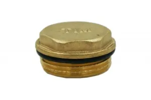 Заглушка с упл-ным кольц. 1/2н (TIM)(10/600)