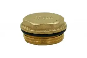 Заглушка с упл-ным кольц. 1/2н (TIM)(10/600)