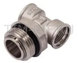 Тройник коллекторный с вращающимся штуцером 3/4 х 1/2х1/2 "ZEIS" 10/80
