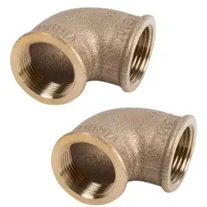 Уголок бронза 1/2 F х F "V&G" 10/200