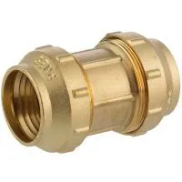 Муфта латунная для труб ПНД 32x32 ZEISSLER (30/2)